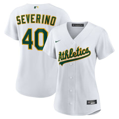 Luis Severino Athletics Nike Women's Home Replica Jersey - White Jerseys
