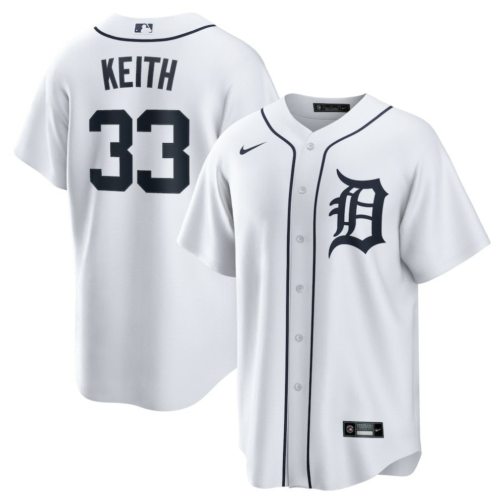 Colt Keith Detroit Tigers Nike Home Replica Jersey - White Jerseys