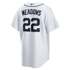 Parker Meadows Detroit Tigers Nike Home Replica Jersey - White Jerseys