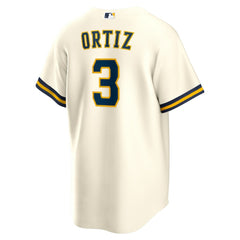 Joey Ortiz Milwaukee Brewers Nike Home Replica Jersey - White Jerseys