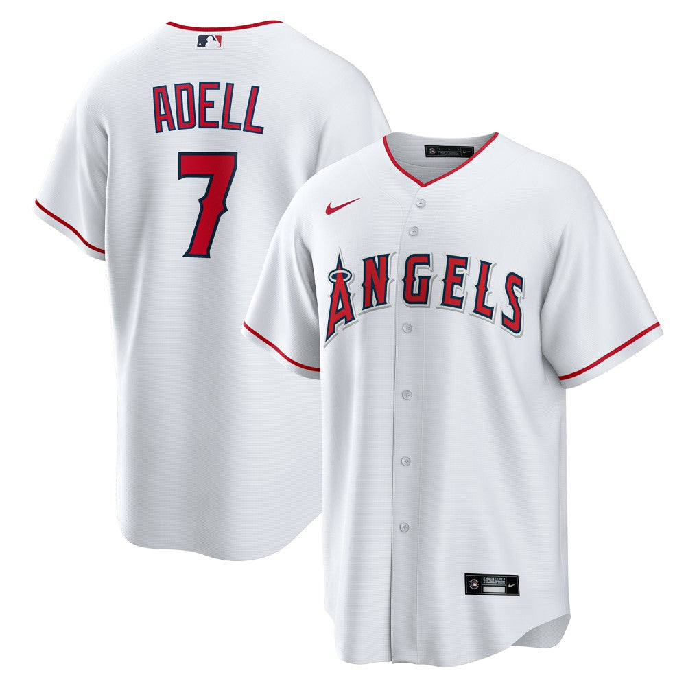 Jo Adell Los Angeles Angels Nike Home Replica Jersey - White Jerseys