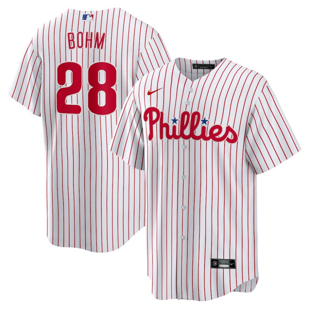 Alec Bohm Philadelphia Phillies Nike Home Replica Jersey - White Jerseys