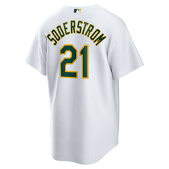 Tyler Soderstrom Athletics Nike Home Replica Jersey - White Jerseys