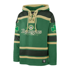 New York Rangers '47 St. Patrick's Day McLucky Superior Lacer Pullover Hoodie - Kelly Green | US 202856125