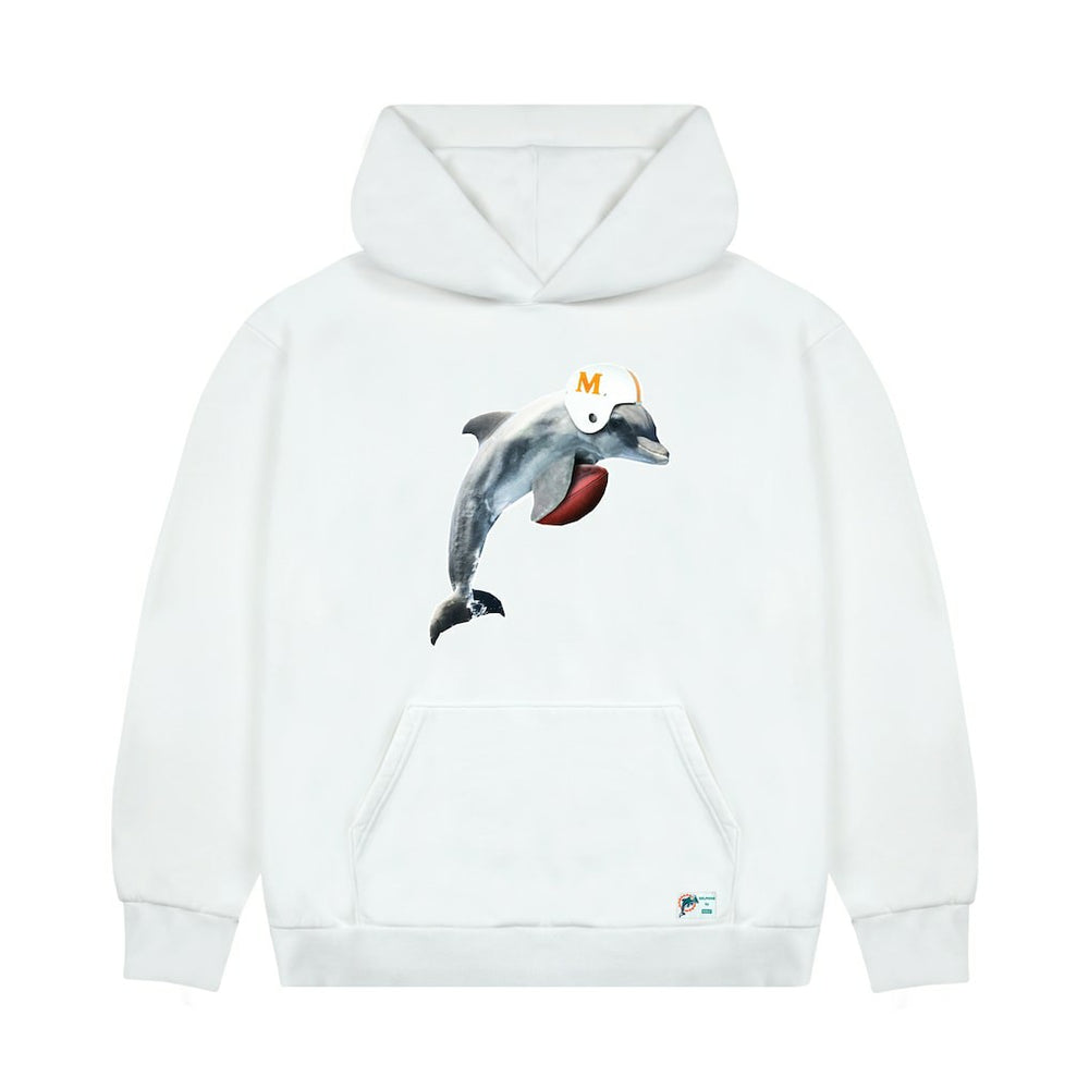 Miami Dolphins GOLF WANG Cutout Hoodie - White Hoodies