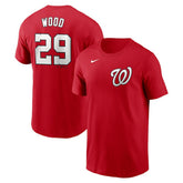James Wood Washington Nationals Nike Fuse Name & Number T-Shirt - Red T-shirts