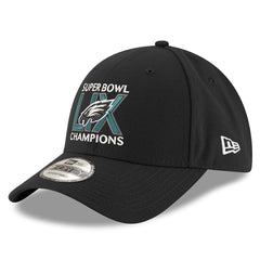 Philadelphia Eagles New Era Super Bowl LIX Champions 9FORTY Adjustable Hat - Black Hats