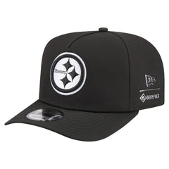 Pittsburgh Steelers New Era Gore-Tex A-Frame 9FIFTY Adjustable Hat - Black Hats