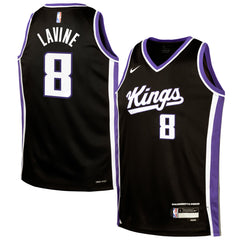 Zach LaVine Sacramento Kings Youth Swingman Jersey Icon Edition Black - Nike