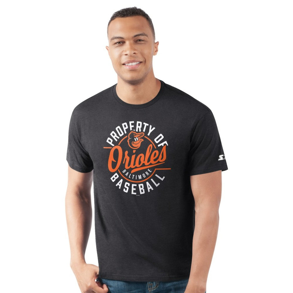 Baltimore Orioles Starter Prime Time Property Of T-Shirt - Black T-shirts