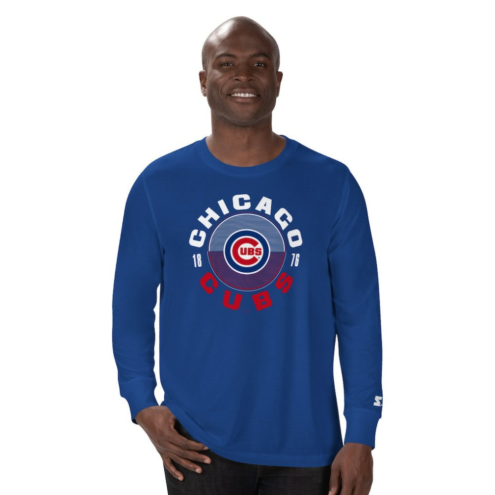Chicago Cubs Starter Halftime Long Sleeve T-Shirt - Royal T-shirts