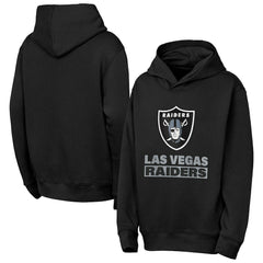 Las Vegas Raiders Outerstuff Youth Back to Basics Hoodie - Black Hoodies