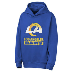 Los Angeles Rams Outerstuff Youth Back to Basics Hoodie - Royal Hoodies