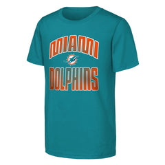 Miami Dolphins Outerstuff Youth Never Quit 2-Pack T-Shirt Set - Aqua T-shirts