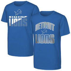 Detroit Lions Outerstuff Youth Never Quit 2-Pack T-Shirt Set - Blue T-shirts