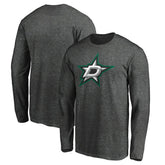 Dallas Stars Fanatics Logo Long Sleeve T-Shirt - Charcoal | US 202890532