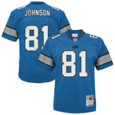 Calvin Johnson Detroit Lions Youth Legacy Replica Jersey - Blue Jerseys