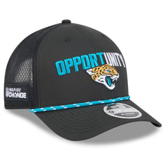 Jacksonville Jaguars New Era 2025 Inspire Change 9FORTY M-Crown Adjustable Hat - Black Hats