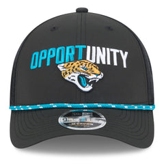 Jacksonville Jaguars New Era 2025 Inspire Change 9FORTY M-Crown Adjustable Hat - Black Hats