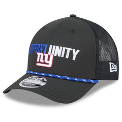 New York Giants New Era 2025 Inspire Change 9FORTY M-Crown Adjustable Hat - Black Hats