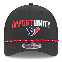 Houston Texans New Era 2025 Inspire Change 9FORTY M-Crown Adjustable Hat - Black Hats