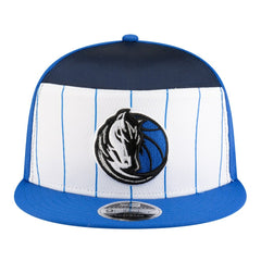 Dallas Mavericks Youth 2025 NBA Tip Off Split Panel 9FIFTY Snapback Hat White/Blue - New Era