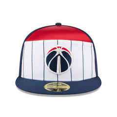 Washington Wizards 2025 NBA Tip Off Split Panel 59FIFTY Fitted Hat White/Navy - New Era