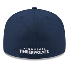 Minnesota Timberwolves 2025 NBA Tip Off Split Panel 59FIFTY Fitted Hat White/Navy - New Era