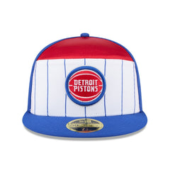 Detroit Pistons 2025 NBA Tip Off Split Panel 59FIFTY Fitted Hat White/Blue - New Era outlet