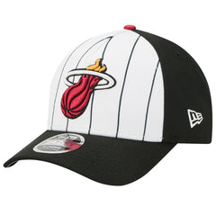 Miami Heat 2025 NBA Tip Off M-Crown A-Frame 9FORTY Adjustable Hat White/Black - New Era