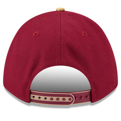 Cleveland Cavaliers 2025 NBA Tip Off M-Crown A-Frame 9FORTY Adjustable Hat White/Wine - New Era