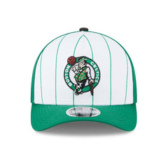Boston Celtics 2025 NBA Tip Off M-Crown A-Frame 9FORTY Adjustable Hat White/Kelly Green - New Era