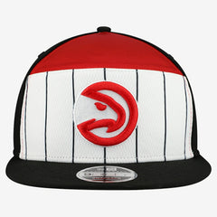 Atlanta Hawks 2025 NBA Tip Off Split Panel 9FIFTY Snapback Hat White/Red - New Era