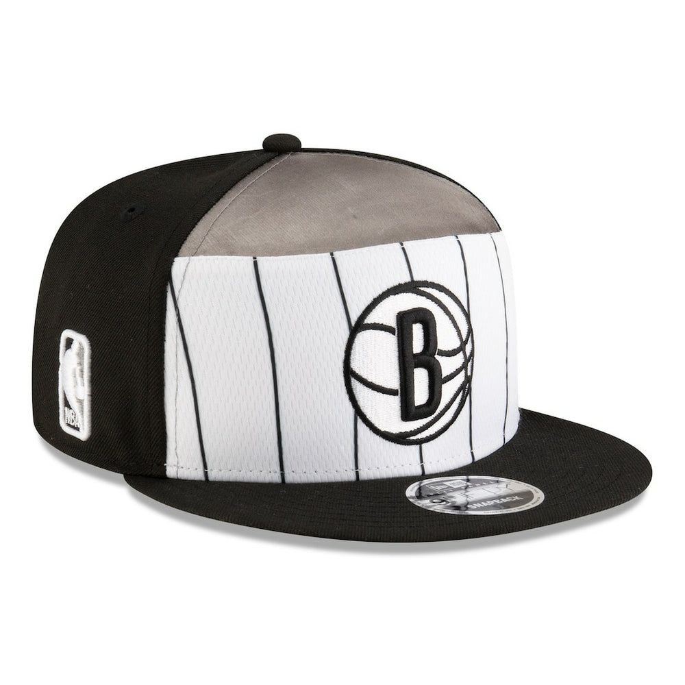 Brooklyn Nets 2025 NBA Tip Off Split Panel 9FIFTY Snapback Hat White/Black - New Era