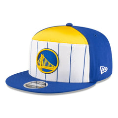 Golden State Warriors 2025 NBA Tip Off Split Panel 9FIFTY Snapback Hat White/Royal - New Era outlet
