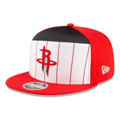 Houston Rockets 2025 NBA Tip Off Split Panel 9FIFTY Snapback Hat White/Red - New Era