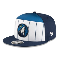 Minnesota Timberwolves 2025 NBA Tip Off Split Panel 9FIFTY Snapback Hat White/Navy - New Era