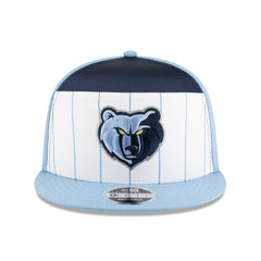 Memphis Grizzlies 2025 NBA Tip Off Split Panel 9FIFTY Snapback Hat White/Light Blue - New Era outlet