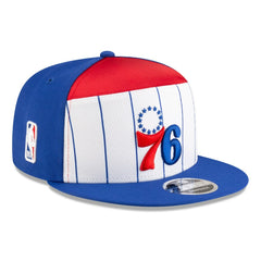 Philadelphia 76ers 2025 NBA Tip Off Split Panel 9FIFTY Snapback Hat White/Blue - New Era