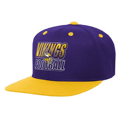 Minnesota Vikings Outerstuff Youth Team Gradient Deadstock Snapback Hat - Purple Hats