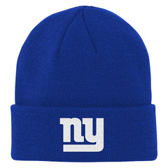 New York Giants Outerstuff Youth Team Gradient Cuffed Knit Hat - Royal Hats