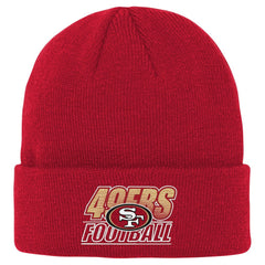 San Francisco 49ers Outerstuff Youth Team Gradient Cuffed Knit Hat - Scarlet Hats