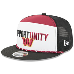 Washington Commanders New Era 2025 Inspire Change Split Panel 9FIFTY Snapback Hat - White/Black Hats