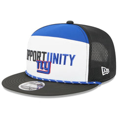 New York Giants New Era 2025 Inspire Change Split Panel 9FIFTY Snapback Hat - White/Black Hats