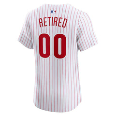 Philadelphia Phillies Nike Home Elite Pick-A-Player Retired Roster Jersey - White Jerseys