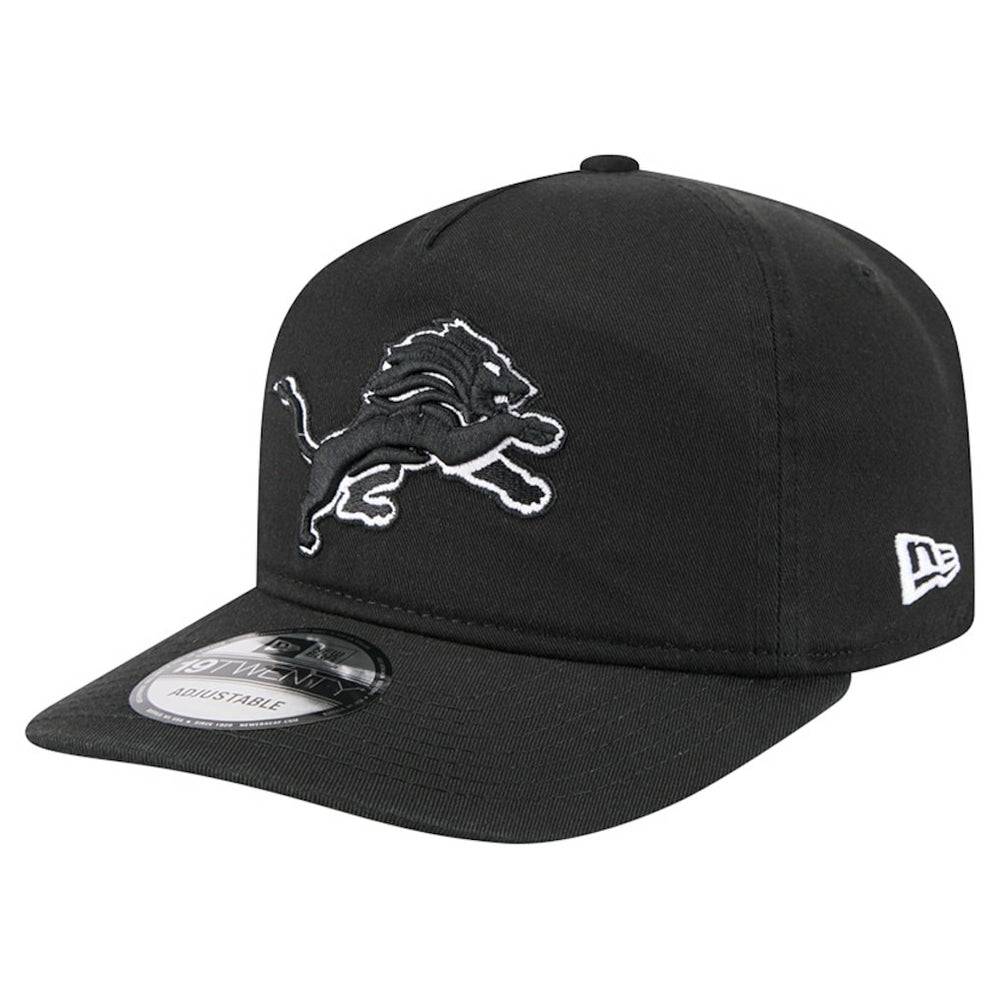 Detroit Lions New Era 19TWENTY Adjustable Hat - Black/White Hats