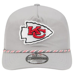 Kansas City Chiefs New Era Rope 19TWENTY Hat - Gray Hats