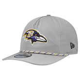 Baltimore Ravens New Era Rope 19TWENTY Hat - Gray Hats