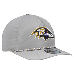 Baltimore Ravens New Era Rope 19TWENTY Hat - Gray Hats