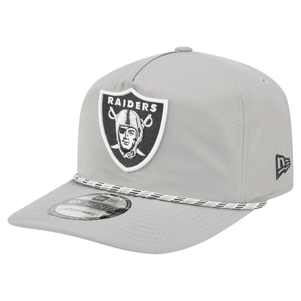 Las Vegas Raiders New Era Rope 19TWENTY Hat - Silver Hats